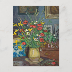 Bouquet de Fleurs Albert André Vykort