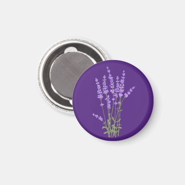 Bouquet de fleurs lavande. magnet (Front/Back)
