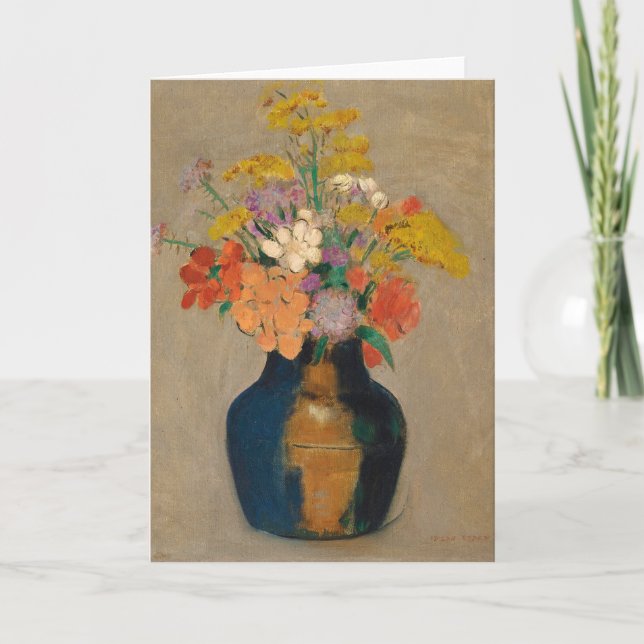 Bouquet de Fleurs | Odilon Redon Kort (Framsida)