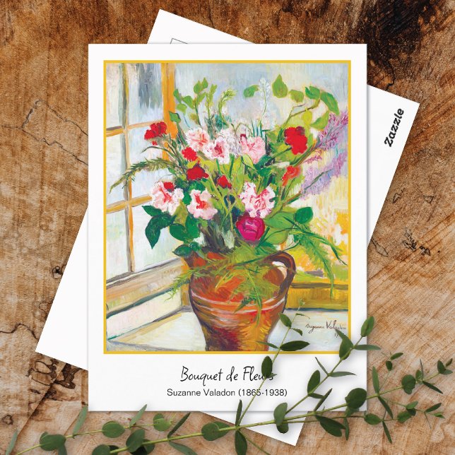 Bouquet de Fleurs Suzanne Valadon Vykort (Skapare uppladdad)