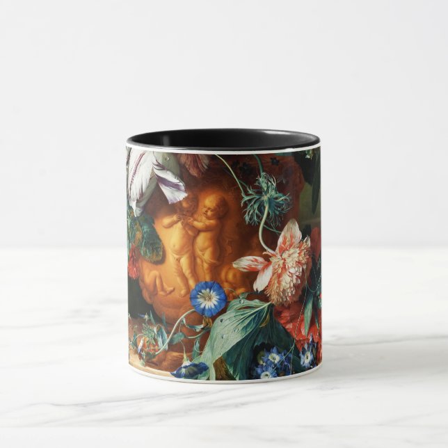 BOUQUET FLOWERS IN A URN MUGG (Center)