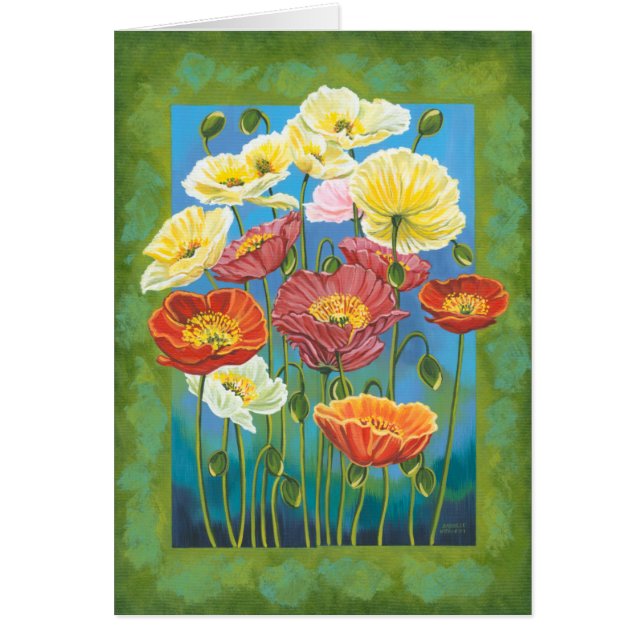 Bouquet i Gräns I Hälsningskort (Framsidan)