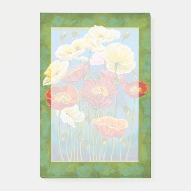 Bouquet i Gräns I Post-it Block (Framsida)