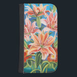 Bouquet i Gräns II Plånboksfodral För Samsung Galaxy S4<br><div class="desc">Blommigt</div>