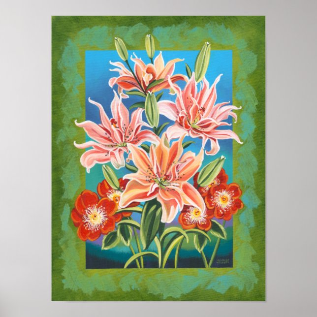 Bouquet i Gräns II Poster (Framsidan)