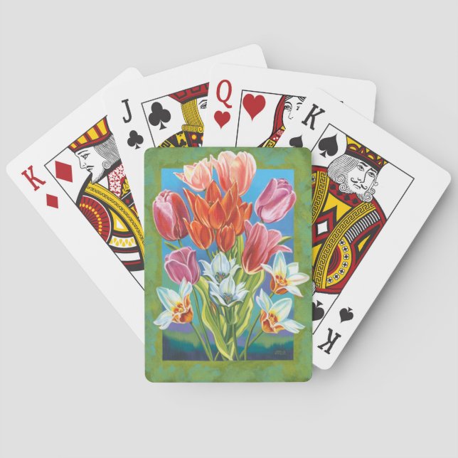 Bouquet i Gräns III Casinokort (Baksidan)