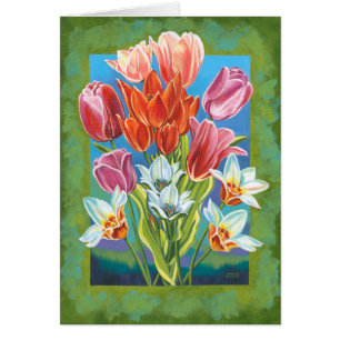 Bouquet i Gräns III Hälsningskort