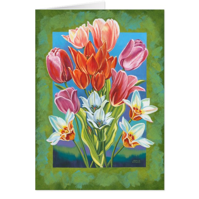 Bouquet i Gräns III Hälsningskort (Framsidan)