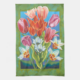 Bouquet i Gräns III Kökshandduk