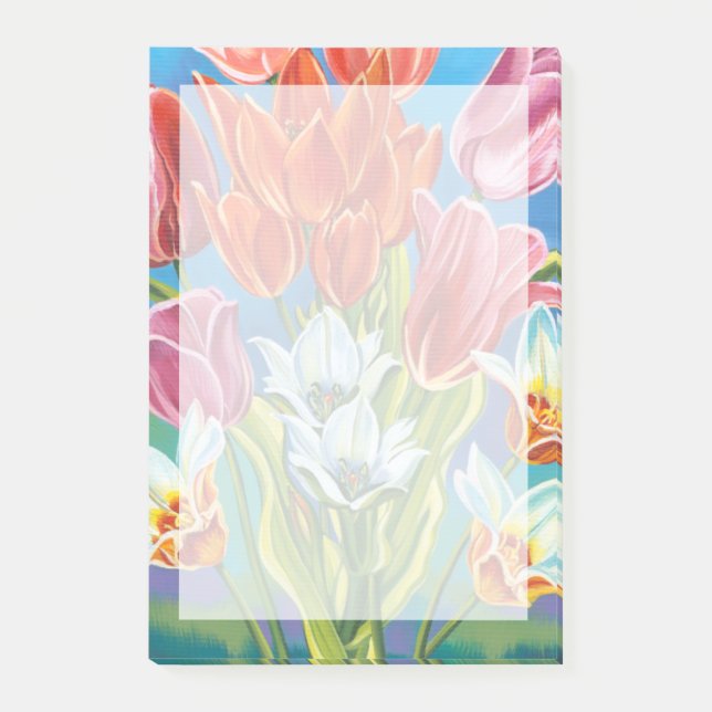 Bouquet i Gräns III Post-it Block (Framsida)