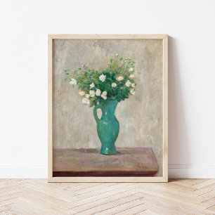 Bouquet i Grönten Flower Vas Tadeusz Makowski Poster
