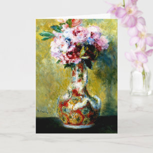 Bouquet i vas, Auguste Renoir Kort