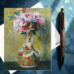 Bouquet i vas av Auguste Renoir Vykort