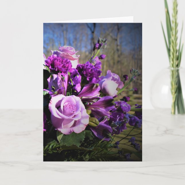 Bouquet-kort Kort (Framsida)