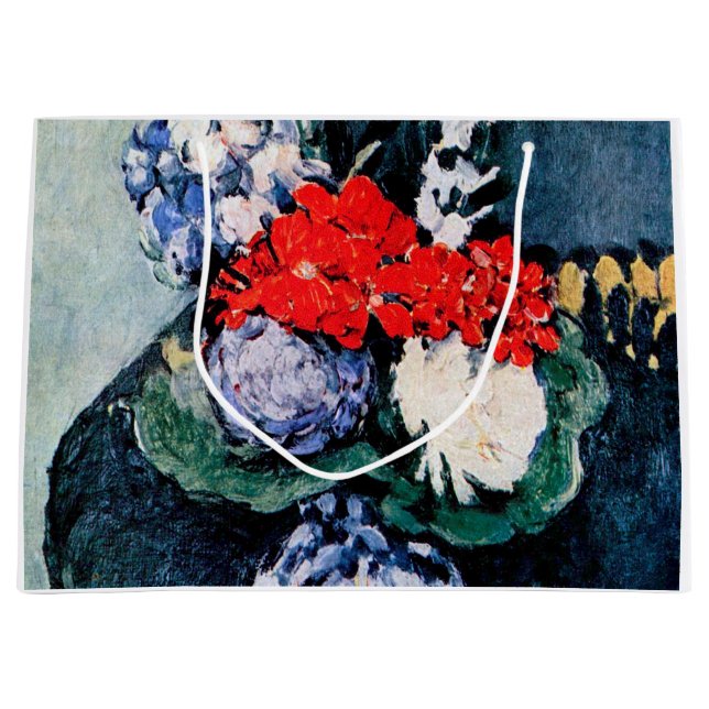 Bouquet med Little Delft, Paul Cezanne (Framsidan)