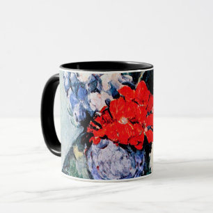 Bouquet med Little Delft, Paul Cezanne Mugg