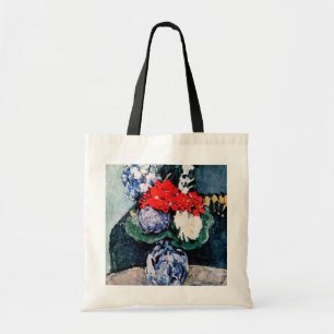 Bouquet med Little Delft, Paul Cezanne Tygkasse