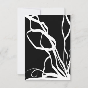 Bouquet Noir: Abstrakt Black & White