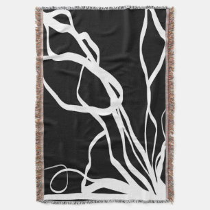 Bouquet Noir: Abstrakt Black & White Filt