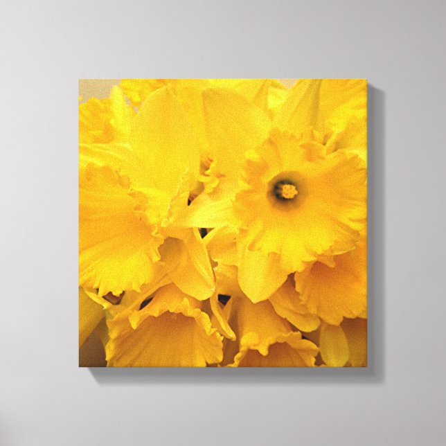 Bouquet of Daffodils Canvastryck (Framsida)