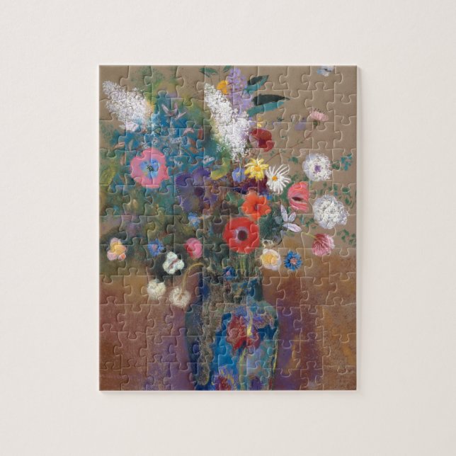 Bouquet of Flowers - Odilon Redon Pussel (Vertikal)