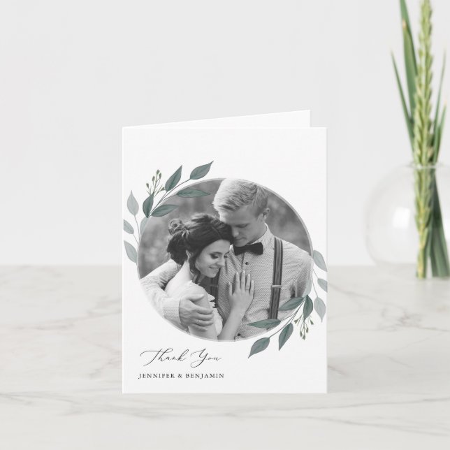 Bouquet of Greenery Meddelande (Framsida)