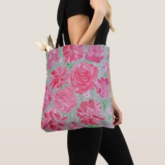 Bouquet of Kärlek Blommigt Tote Bag Tygkasse