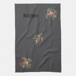 Bouquet of ro Kitchen Towels Kökshandduk