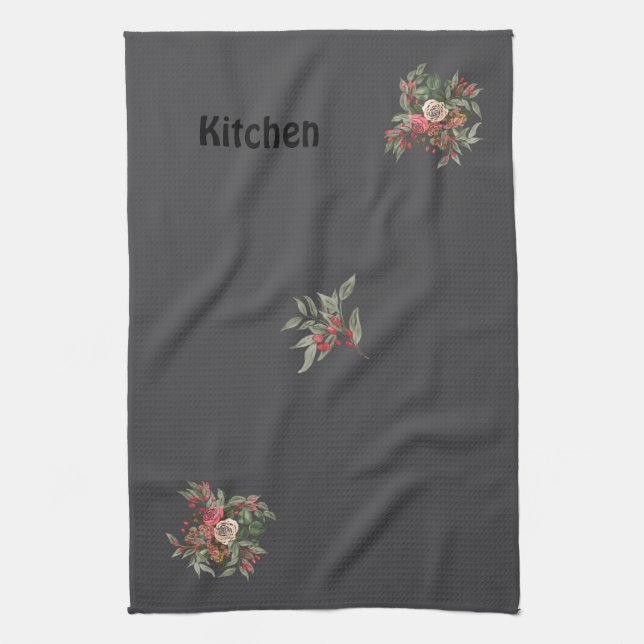 Bouquet of ro Kitchen Towels Kökshandduk (Vertikal)
