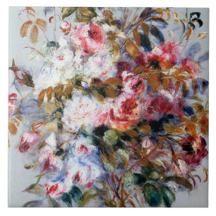 Bouquet of Rosor, Renoir Kakelplatta