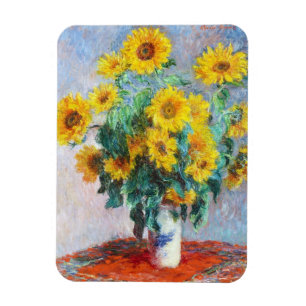 Bouquet of Sunblommor, 1880 Claude Monet Magnet