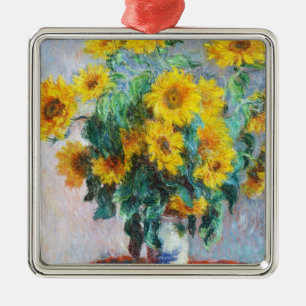 Bouquet of Sunwers, 1880 Claude Monet Julgransprydnad Metall