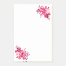 Bouquet Ro Flowers Post-it Block
