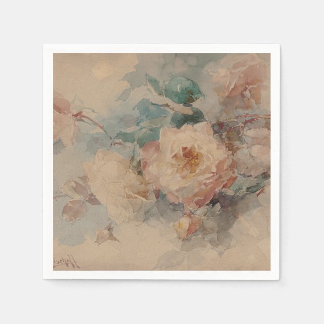 Bouquet-Ro - Franz Bischoff Pappersservett (Framsidan)