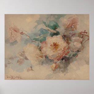 Bouquet-Ro - Franz Bischoff Poster