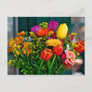 bouquet vykort