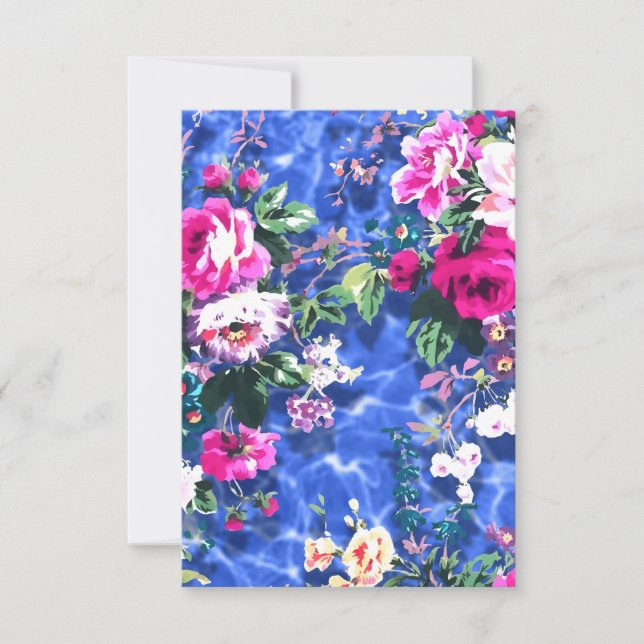 Bouquets med ro tack kort (Framsida)