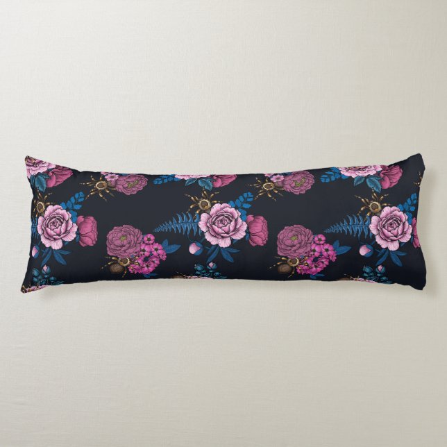 Bouquets och tarantula 2 kroppskudde (Framsidan)