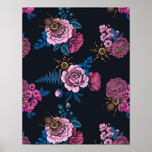 Bouquets och tarantula 2 poster