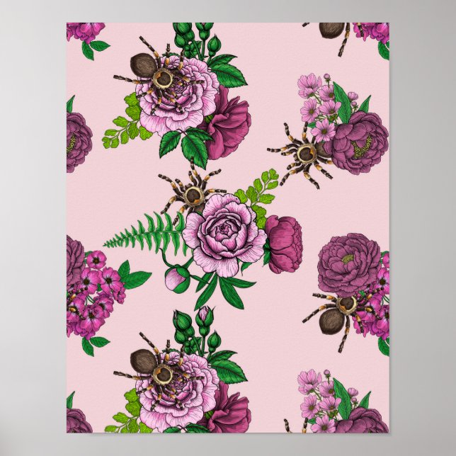 Bouquets och tarantula poster (Framsidan)