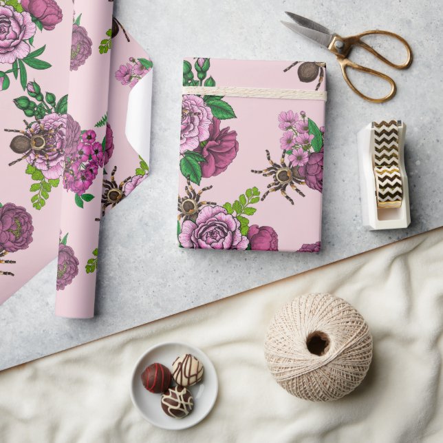 Bouquets och tarantula presentpapper (Hantverk)