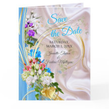 Bouquets of Multi-färg Ro på Silke struktur