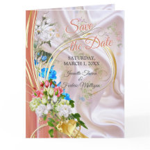 Bouquets of Multi-färg Ro på Silke struktur