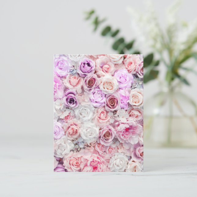 Bouquets of Ro 2 Helg Vykort (Stående Fram)