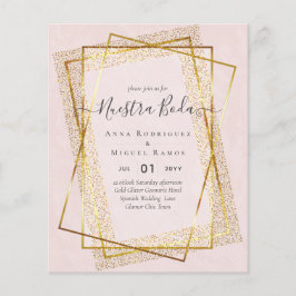 Bouraones de Boda, Spaniens budget Bröllop GULD Flygblad