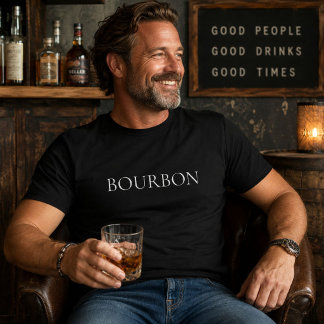 Bourbon älskar Tequila Bourbon Seglande Par T Shirt