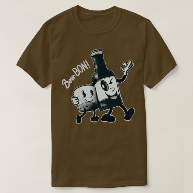 BourBon Älskare Rubber Hose Party T Shirt (Design framsida)