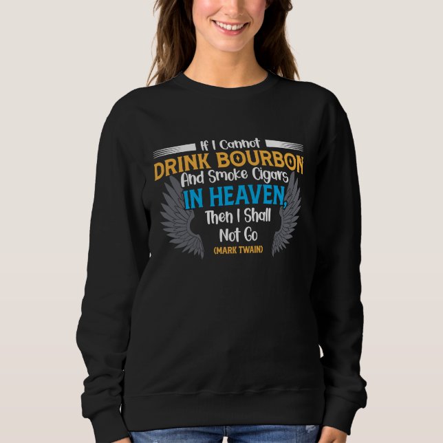 Bourbon and Cigars Bourbon T Shirt (Framsida)