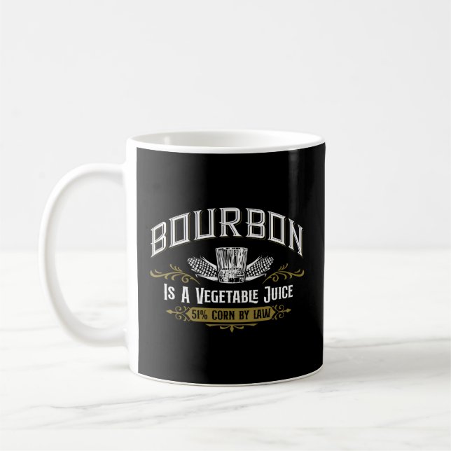 Bourbon är en grönsaksdryck på 51 Maj Bourbon Kaffemugg (Vänster)