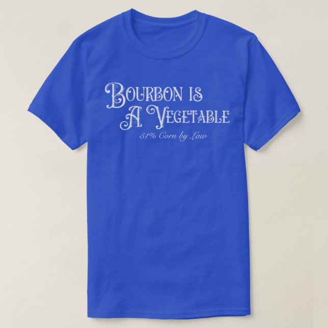 Bourbon är en vegetativ TShirt T Shirt (Design framsida)
